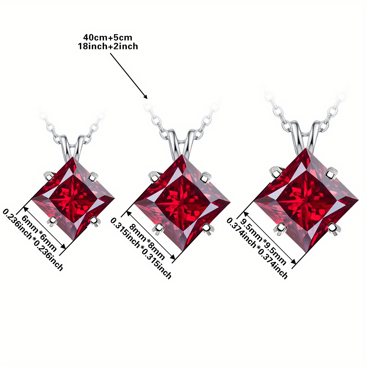 S925 Sterling Silver Moissanite Clavicle Chain Pendant